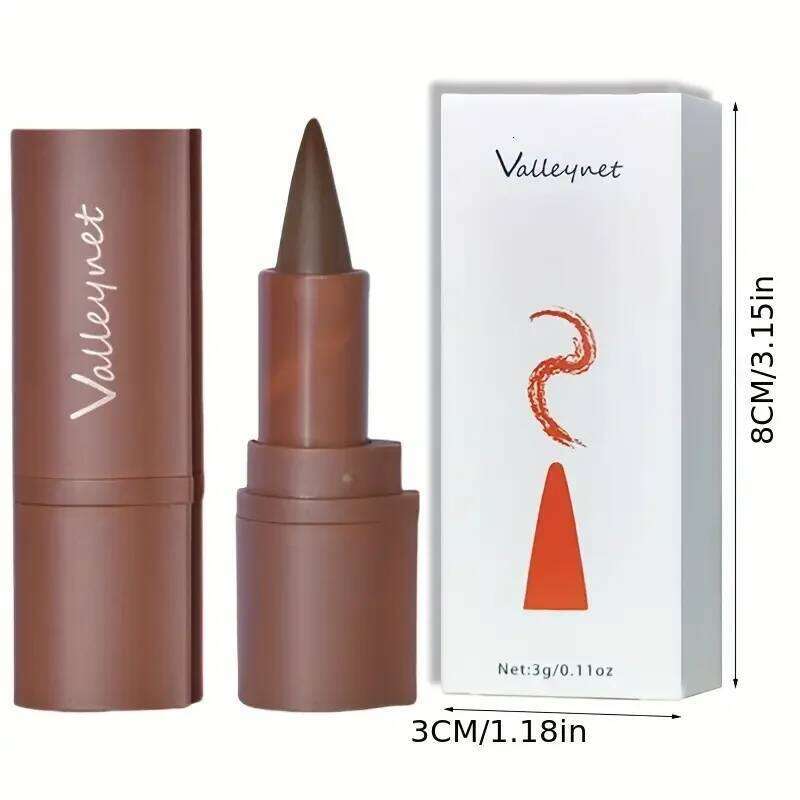 Maroon Gradient Matte Lipstick Crayon Lip Liner pencil,Flawless Contour Gradual Ombre Effect lipstick for Women H260302