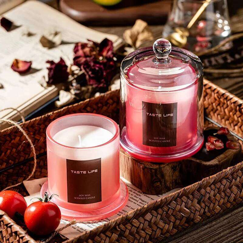 40 Hours Scented Candle,Relaxing Aromatherapy Home Decoration Natural Soy Candle, Glass Jar Candle Gifts for Women W260303