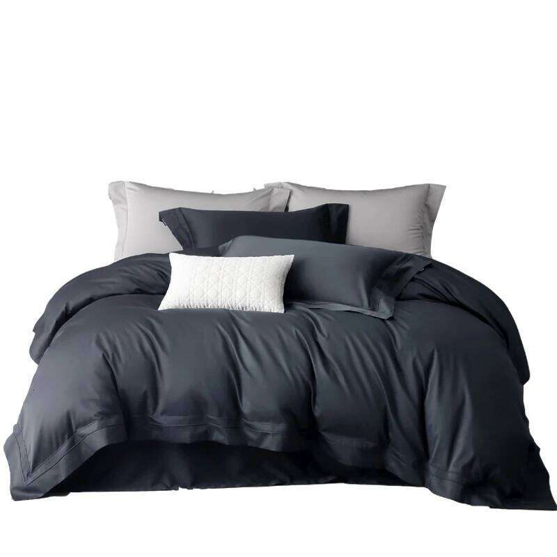 Customizable new 100S long-staple cotton four-piece led luxury master bedroom four-season bed sheet quilt cover W260302