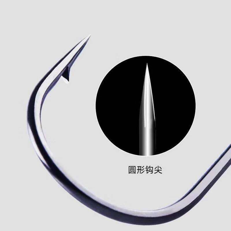 Round Head High Carbon Steel Carp Lure Hook Fishing Tackles Hooks 9050-NP Z260228