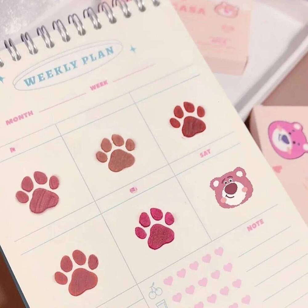 MAGIC CASA five packs of Naughty Bear Lip Glaze Set matte velvet non-stick cup is not easy to fall color lipstick H260302