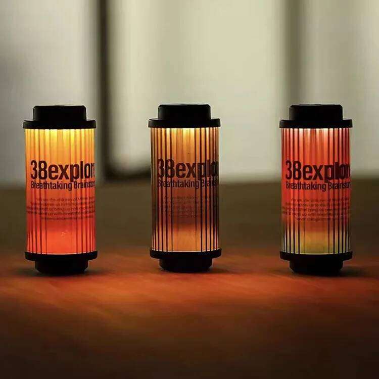 New Mini light 38 Explore Lamp USB Rechargeable Tent Lantern Flashlights Outdoor Camping Atmosphere Light 2000mah S260302