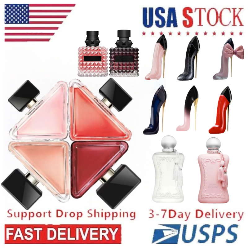 good girl perfume women cologne Fragrances perfume high Quality Perfume for 80ml Eau De Parfum Smell EDP Woman girl Perfume Intense Floral US 3-7 Day Delivery