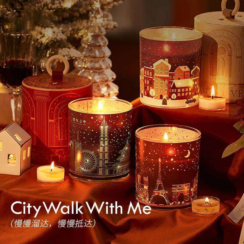 Luxury Fashion Brand Aromatherapy Candles Smokeless Scented Candle Bright Night Fragrance Gift Box Romantic Room Decor Gifts W260303