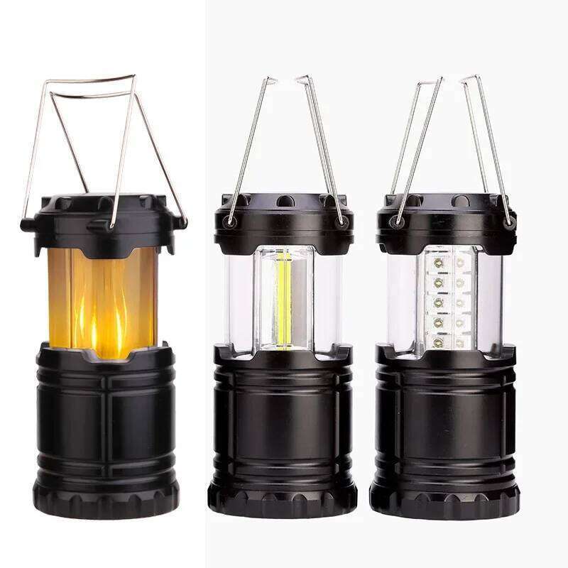 LED Hight power White Outdoor Stretch Camping Lamp Portable Tent Pull Lantern Emergency Light S260302