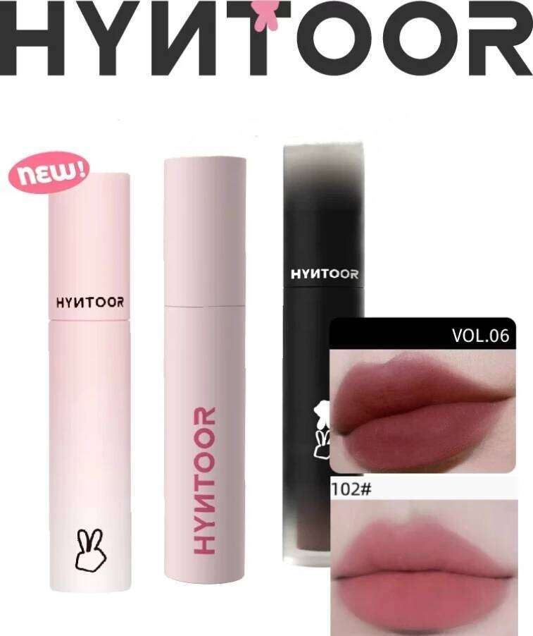 HYNTOOR Macaron Series Mud 22 Colors Matte Cloud Air Velvet Glaze Long-lasting Waterproof Lip Gloss Liquid Lipstick H260302