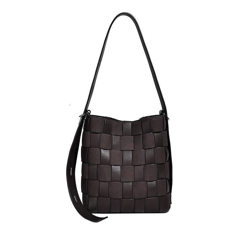 Luxury Shoulder Bags Totes Hobo Factory Direct Woven Bucket For Women New Model Large Capacity Mother Daughter Commuter Shoulder Bag Crossbody SENYY
