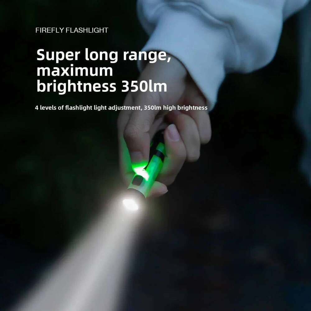 MOUNTAINHIKER Pocket Mini Flashlight Outdoor LED Key Clip Cap5050 Long Endurance USB Rechargeable Emergency Hiking Camping Trail S260302