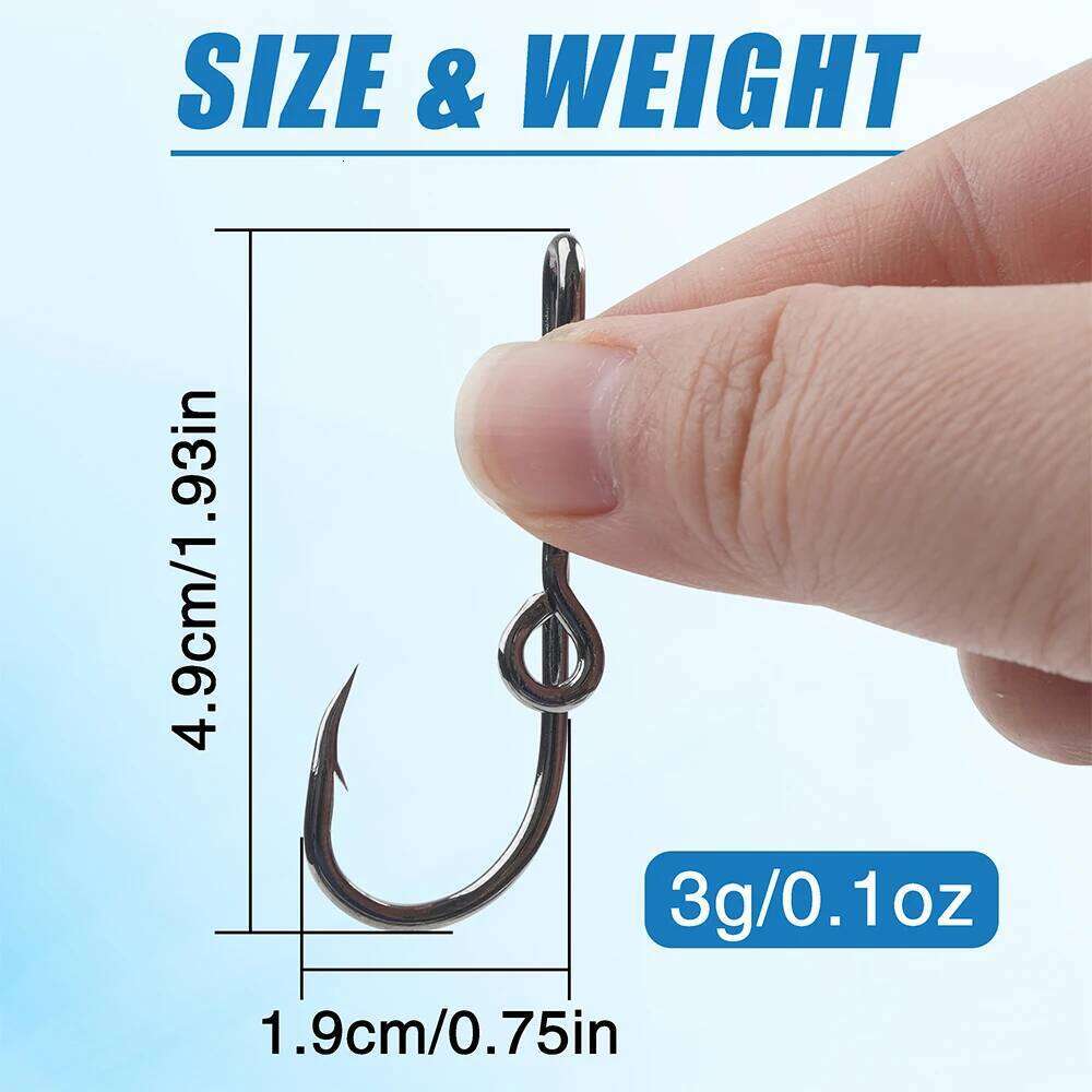 8Pcs Hooks Pins Fishing Gold/Black High Carbon Steel Fish Hook Clip for Hat Tie Clips Z260228