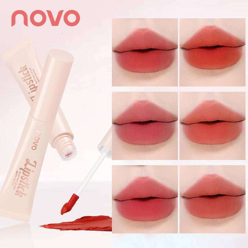 Matte Velvet Mud & Lipstick Long - Lasting, Waterproof, Non-Stick Cup, Multi-functional Lip Cheek Blush Eyeshadow H260302
