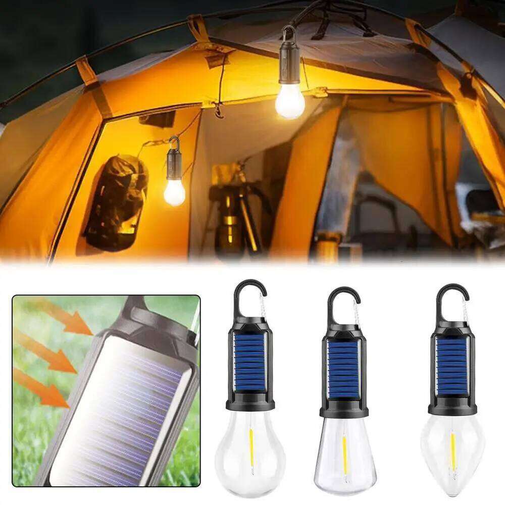 Light 350mAh LED Camping Lamp with Hook Portable Lantern Type C Charging Waterproof for Hiking Fishing S260302