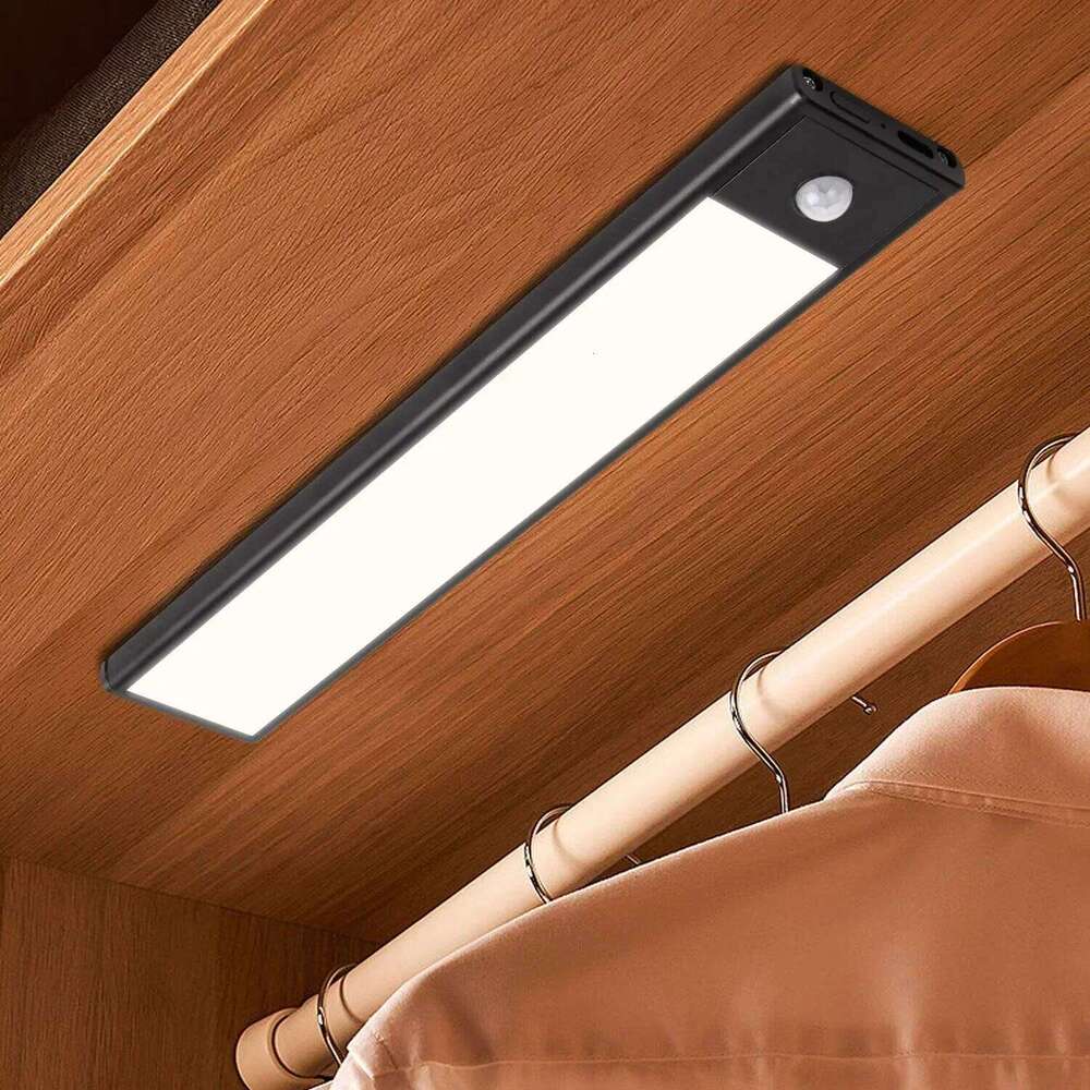 USB Rechargeable Motion Sensor Led for Kitchen Wardrobe Cabinet Lighting 20cm/30cm/40cm LED Night Light S260302