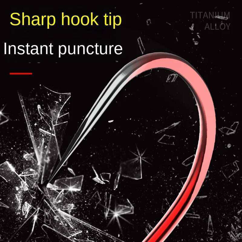 Sea Yolo 50Pcs/Box 1#-13# High Carbon Steel With Sharp Barbed Hooks Fishing Goods Japan Fishhook Single Jig Hook Z260228