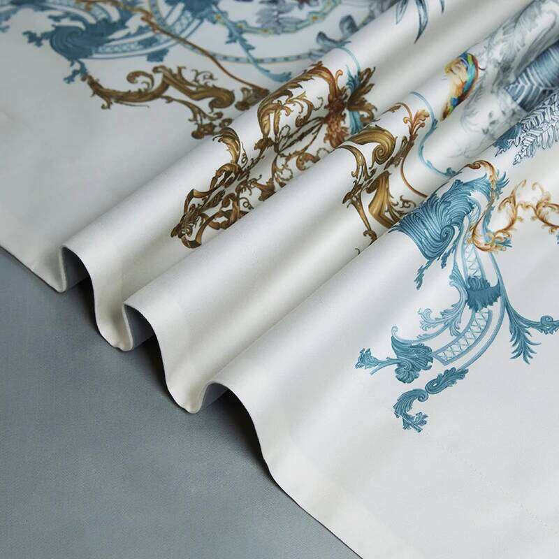 Egyptian Cotton Bedding Set Luxury 4pcs European Palace Printing Duvet Cover Bed Sheet Pillowcases Home Textiles W260302