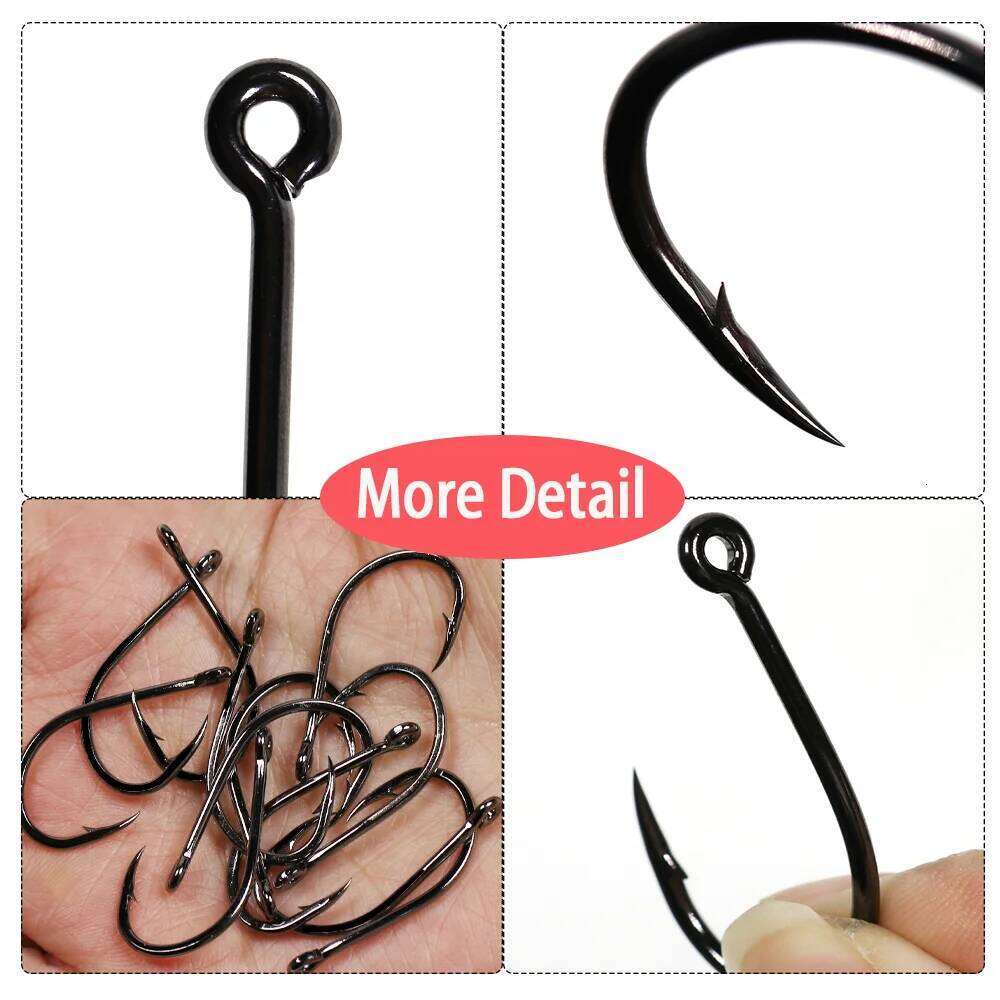 Vampfly 30PCS 1X Short Shank Barbed Fishing Hook For Tying Changers Tarpon Streamer Big Game Flies Z260228