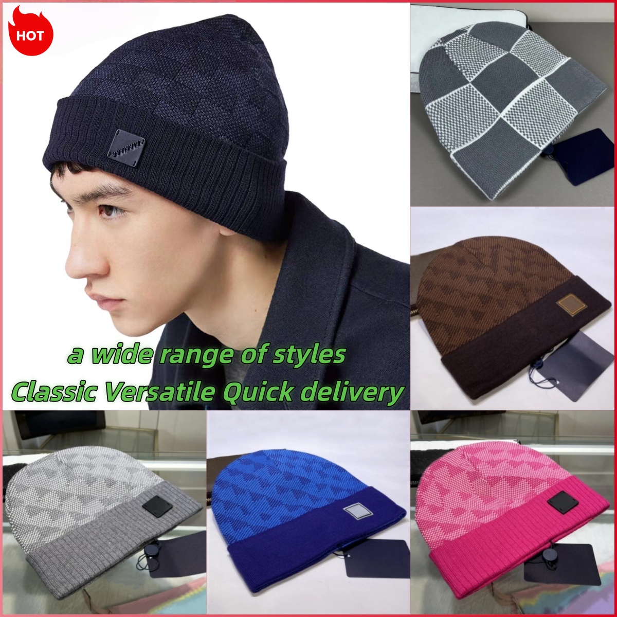 Winter Knitted Bean… - image