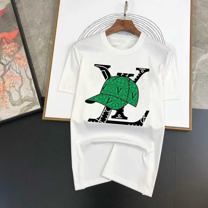 T-shirt 2026 Summer Fashion Trend Unisex 100% Cotton Printed High-End Casual Short Sleeve TopT260303