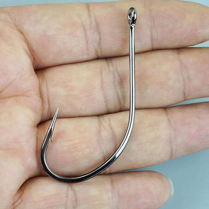 10pcs Fish Jig Japan High Carbon Steel Fly Tackle Circle Hooks Carp Hook Octopus hooks Fishing Gear Curved back Z260228