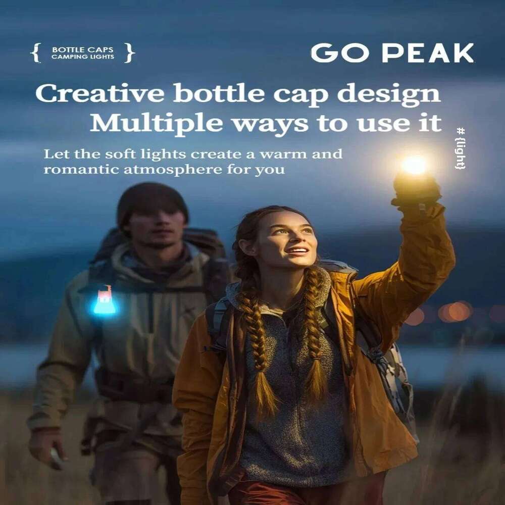 GOPEAK 450mAH Atmosphere Outdoor Camping Hiking Water Bottle Hanging Ceiling Light Spotlight Flashlight S260302
