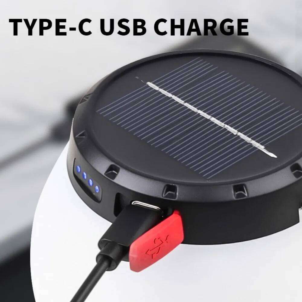 800mAh Solar LED Camping Lantern, Waterproof Emergency Light with 3 Modes for Outdoor Tent Power Outage S260302