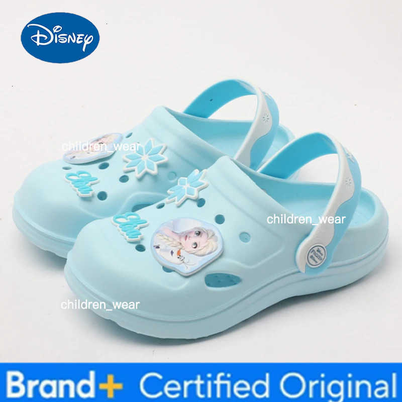 Disney Childrens Hole Slipper Summer Boy Fashion Cartoon Spiderman Sandals Kids Beach Shoes Soft Bottom Toddler Home Slipper H260303