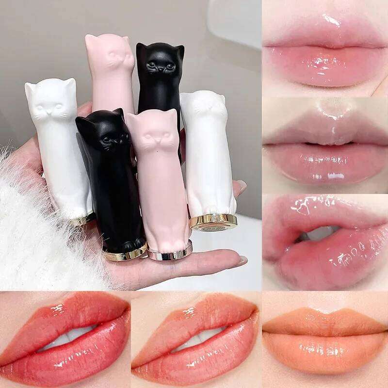 Meowoqinqin Color Lip Balm, anti-dryness and crack fade lip lines Moisturizing lipstick H260302
