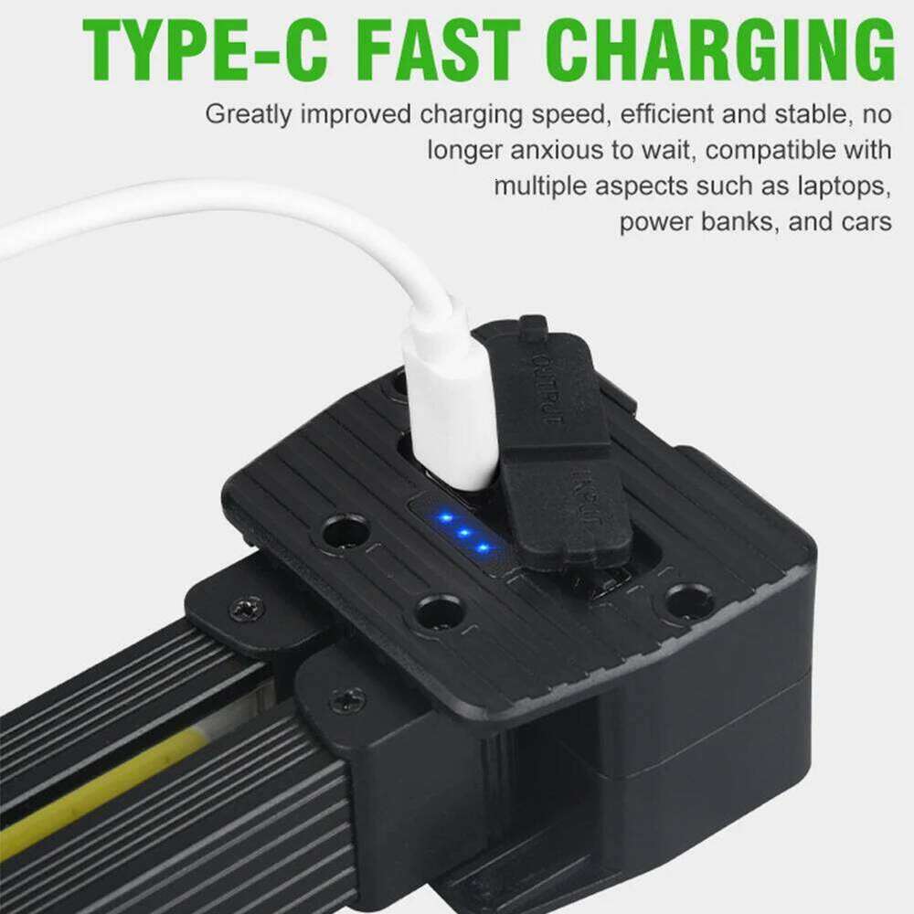 Gym Lamp Posing Magnetic Portable Torch Light with Hanging Hook USB Rechargeable for Car Repair Home Garage Emergency S260302