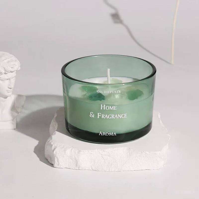 Handcrafted Crystal Scented Light-scented Transparent Glass Cup Jar Candles, Festival And Birthday Gifts As Souvenirs W260303