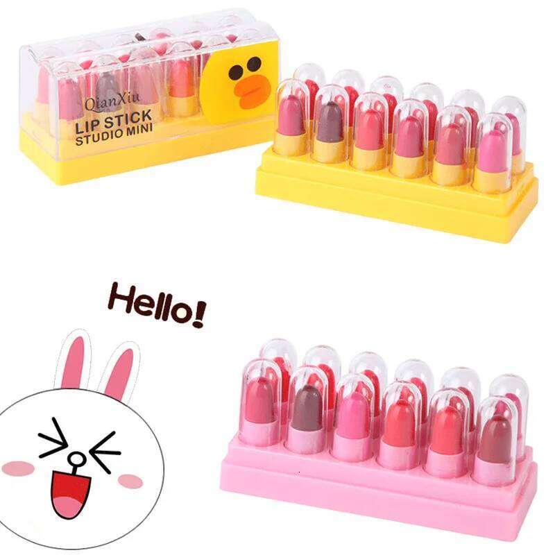 QIANXIU cute pet lipstick moisturizing lip balm apply and not easy to fade affordable makeup for female s H260302