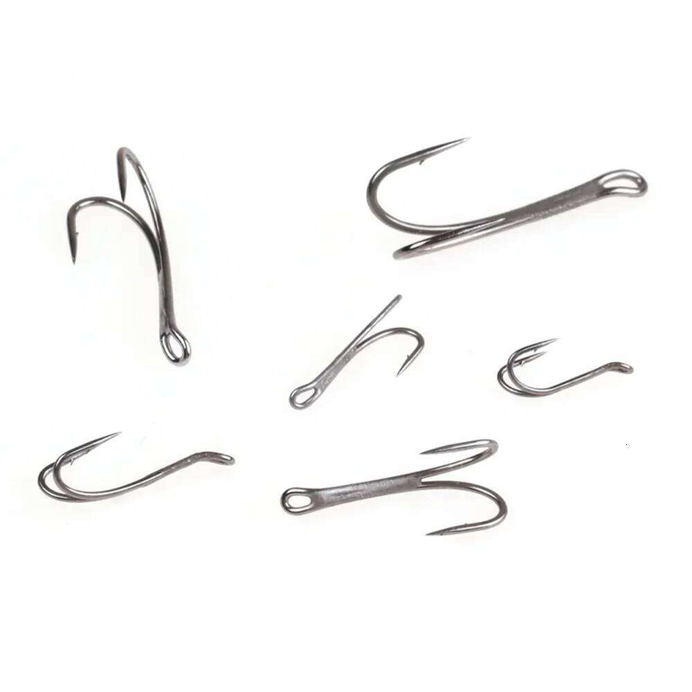 Wifreo 8pcs DL71UAP Double Barbed Tying Hook #4-#12 for Salmon Steelhead Streamer Fly Trout Z260228