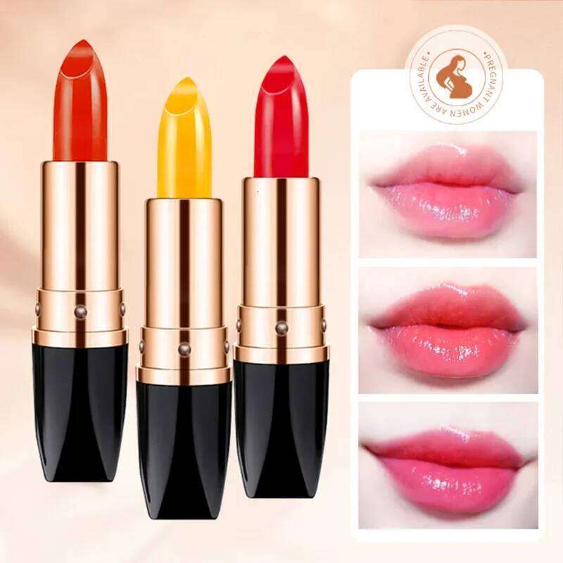 Moisturizing Magic Lip Balm Temperature Changing Color Lasting Nouritious Anti Aging Natural Lipstick Lips Care Makeup Comestic H260302