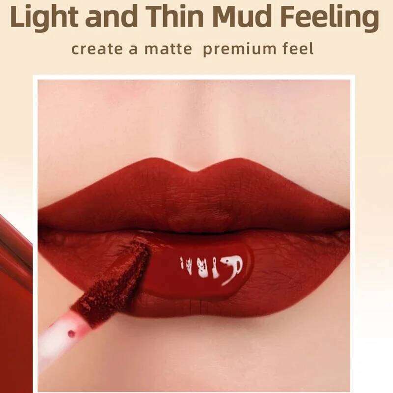 Nude Matte Gloss 24 Colors Long-lasting Velvet Lipstick Waterproof Non-stick Cup Sexy Red Dark Lip Tint Makeup Cosmetic H260302