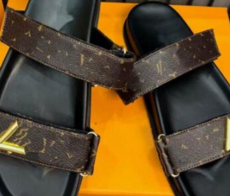 Designer slippers slides classic flat heel summer lazy fashion cartoon big head Rubber flip flops leather women's men shoes sexy sandals large