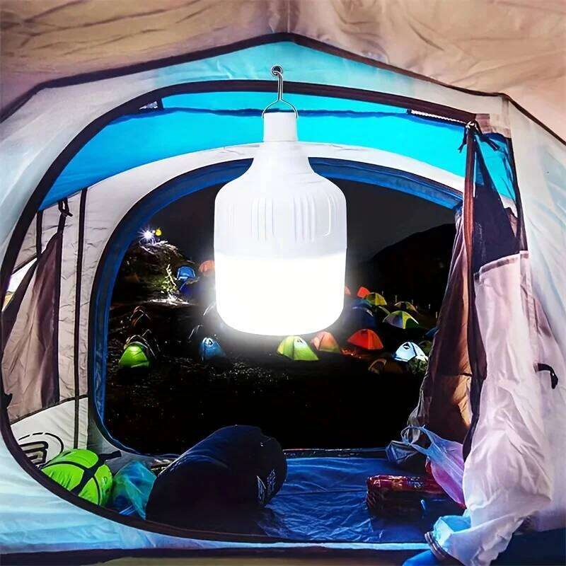 Outdoor USB Rechargeable LED Lamp Bulbs High Brightness Emergency Light Hook Up Camping Fishing Portable Lantern Night Lights S260302