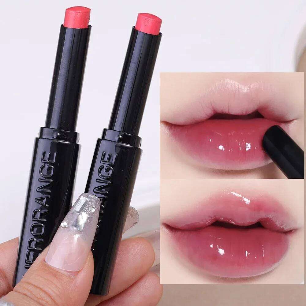 Jelly Mirror Makeup Waterproof Non-stick Cup Solid Lip Gloss Clear Lasting Moisturizing Lipstick Pen Korean Cosmetics H260302