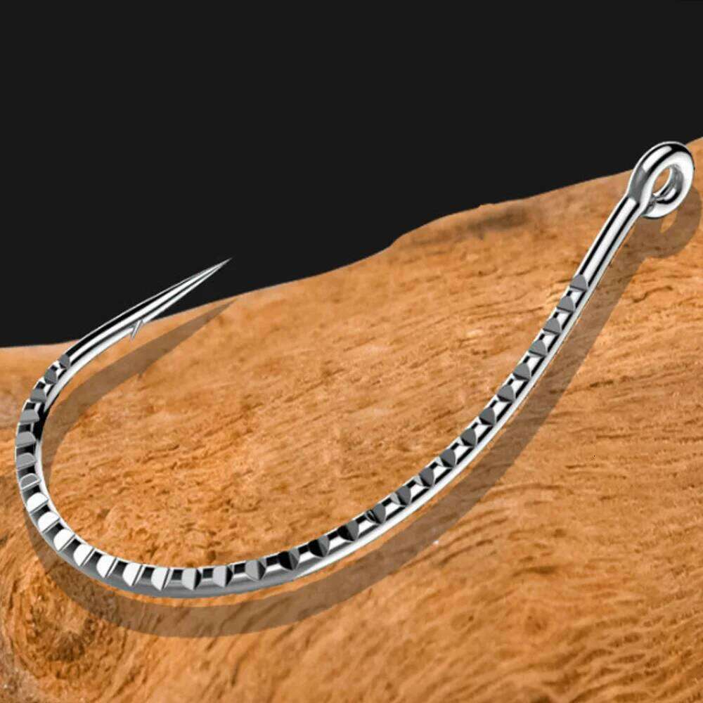 STBT 15-20Pcs Sharp High Carbon Steel Barbed Hook for Bass Carp Fishing Accessories Z260228