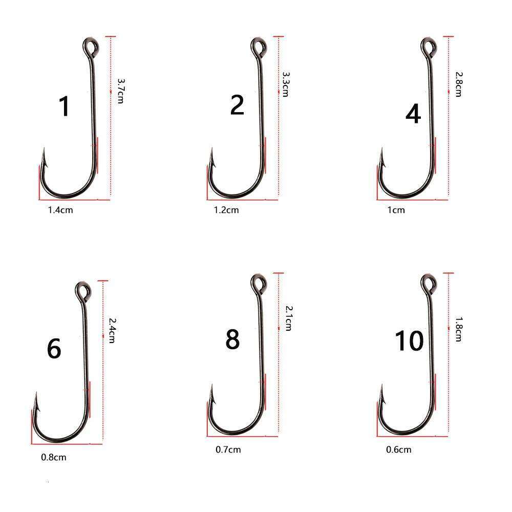 20pcs LS-001 Black Sea Squid Circle Japan Jig Head Hook For Fish Winter Fishing Hooks Tool Accessories Z260228
