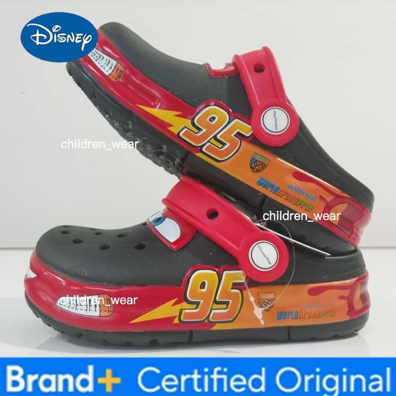 Disney Lightning Mcqueen Red 95 Car Luminous ChildrenS Slippers Black White Blue Sandals Breathable Wear-Resistant No H260303