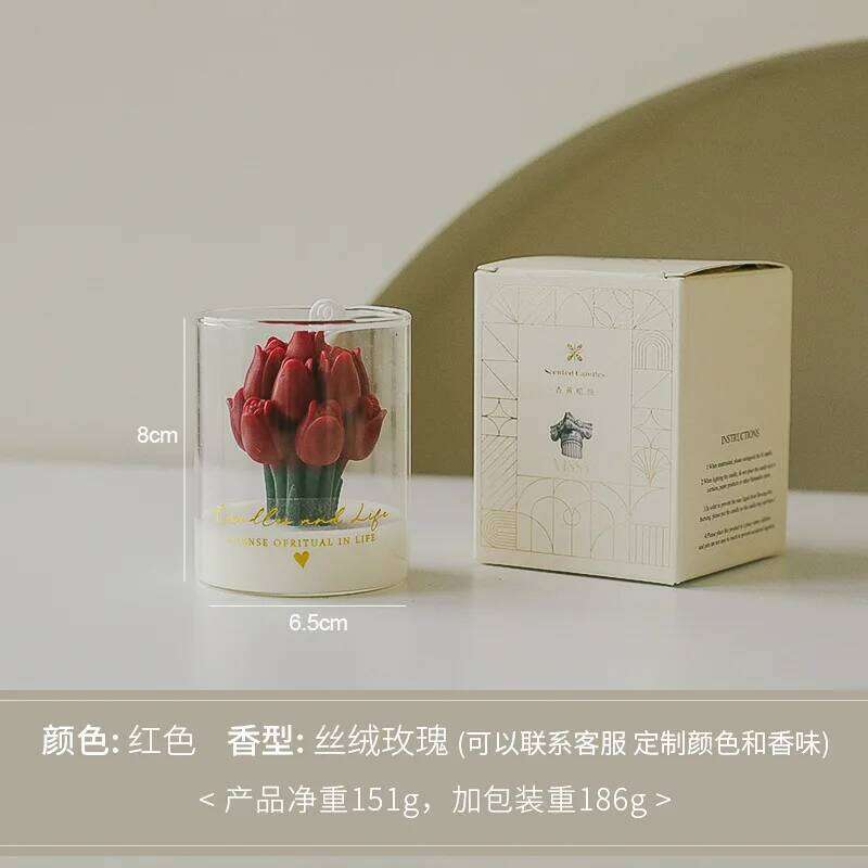 Vintage Aromatherapy Candles, Soy Wax Jars, Flower Fragrance Candle, Birthday Gifts for Wedding Ceremony, Home Decoration W260303