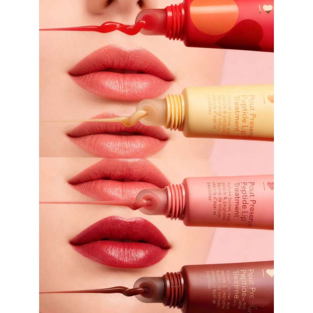 PAGE VINE Peptide Butter Balm Liquid Nourishing Moisturizer Plumping Hydrating Lip Gloss Cosmetics H260302