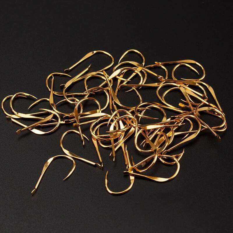 20pcs Strong Golden Color Barbed Japan Fish Hook for Saltwater & Carp Fresh Fishing 12 Sizes Z260228