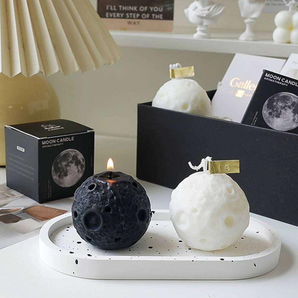 Creative Lunar Shape Scented Candles Home Decor Candle For Party Birthday Room Decoration Gift W260303