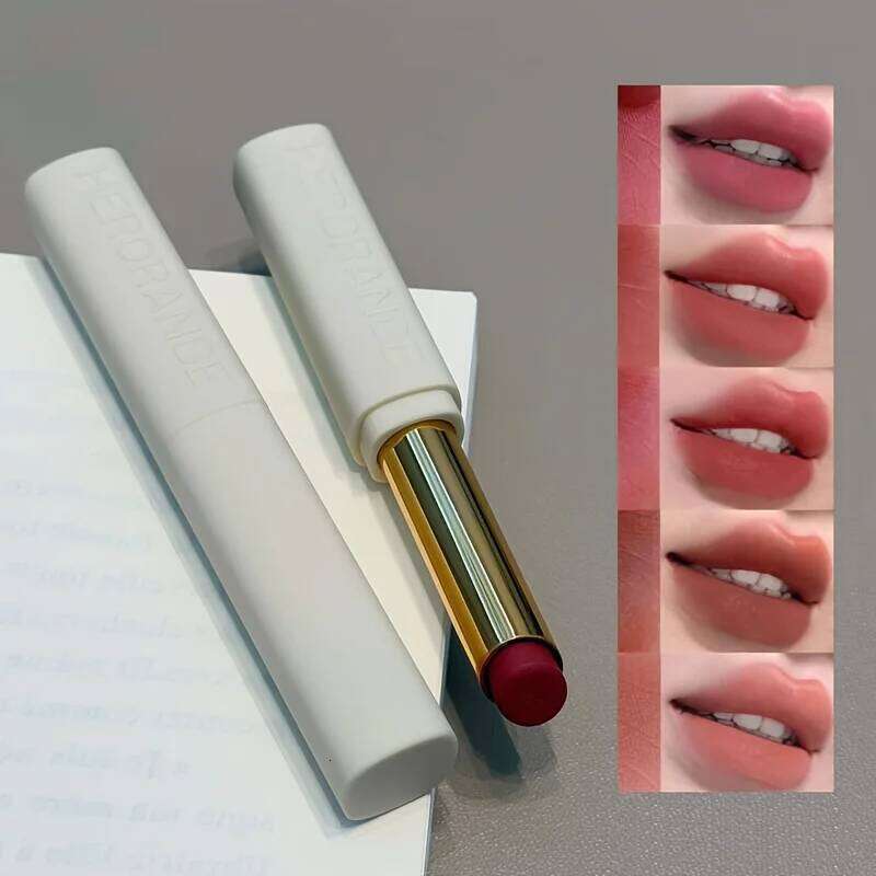 Herorange Matte Lipstick Easy to Apply Plumping Non-Sticky Non-Transferable Long-Lasting Waterproof Women's Lip Gloss Cosmetics H260302