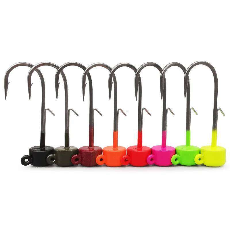 LUREHOLIC Tungsten Jig Head with Norway Mustad Ned Rig Hook Lure for Long Casting Bass Fishing Z260228