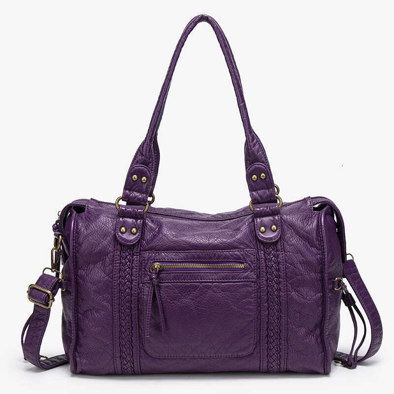 Luxury Shoulder Bags Totes Hobo Cross Border Hot Selling French Retro Motorcycle Single Crossbody Tote Large Capacity Women S Washable Bag SENYY