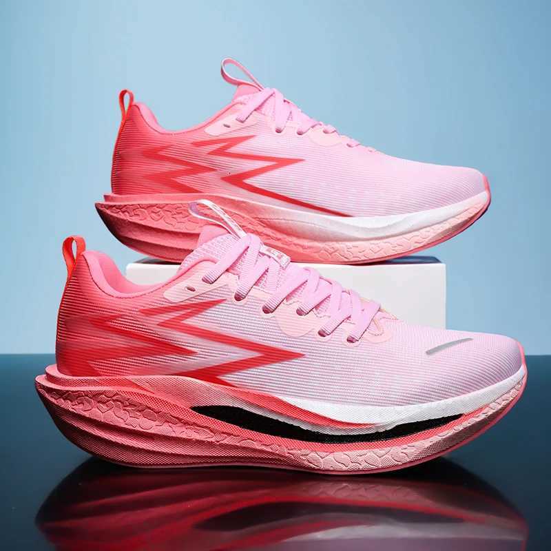 Marathon Men Running Shoes Carbon Board Speciality Sports Breathable Lightweight Womens Comfortable Chunta Athletic Sneakers K260303