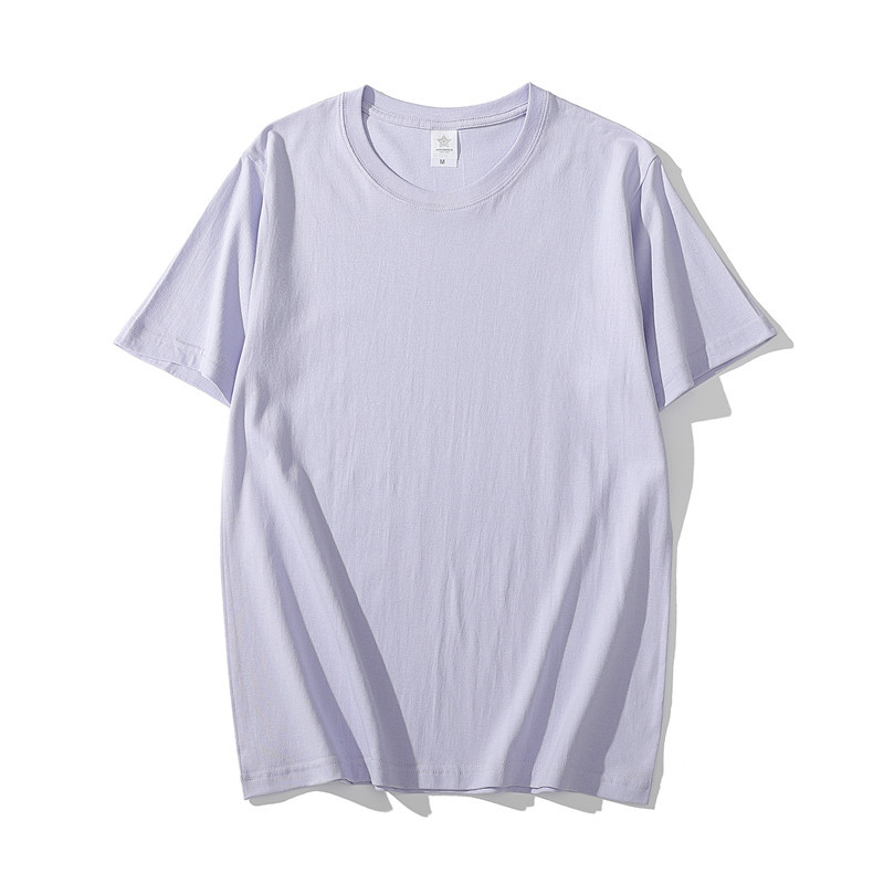 Custom Logo Combed Cotton Crewneck T-Shirt, Oversized Available, Personalized Uniform/Advertising Tee, Single Piece Customization Supported