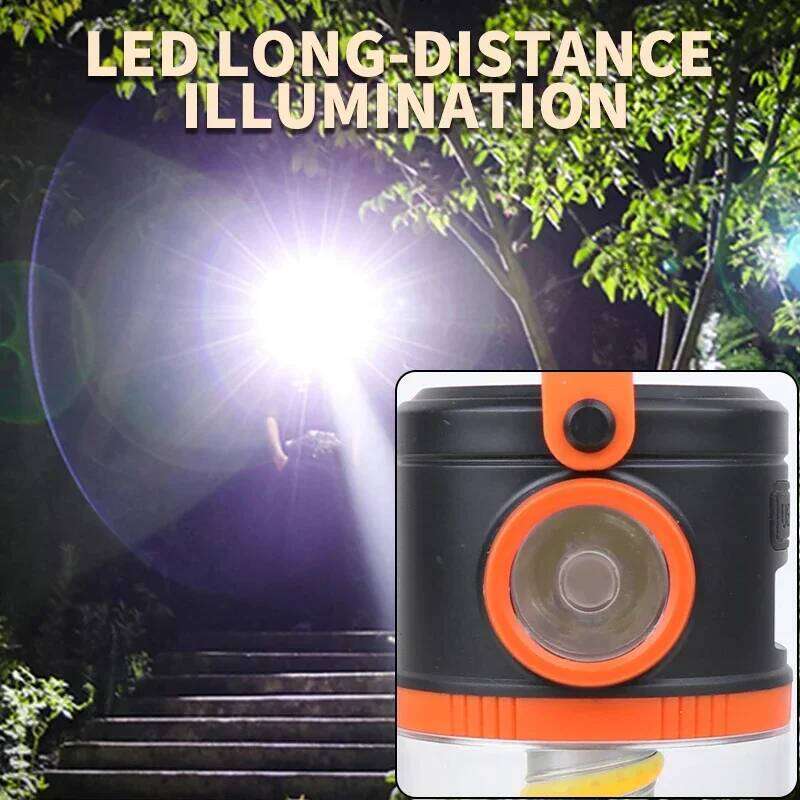 LY36 Long Battery Life Solar Tent Lantern USB Rechargeable Waterproof Outdoor Camping Atmosphere Light S260302