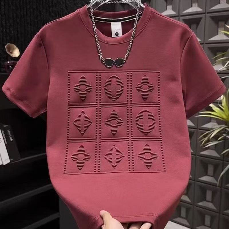 Mens T-Shirts Designer T-shirt Casual Mens Womens T-shirt Letters 3D Stereoscopic printed short sleeve best-selling luxury men' hip clothg Asia size M--5XL