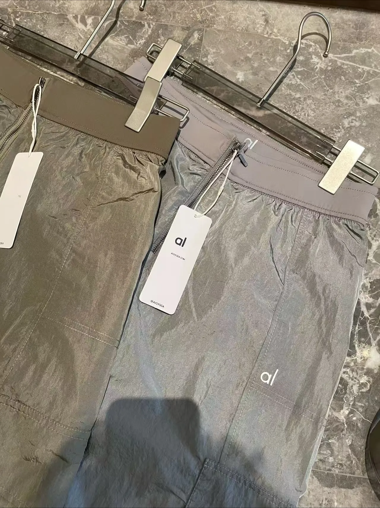 US stock Designer Pants Womens High-Waist Full-length Luxury casual loose cargo pants Straight-Leg Suit Up Trousers City Jogger quickly dry Sweatpants